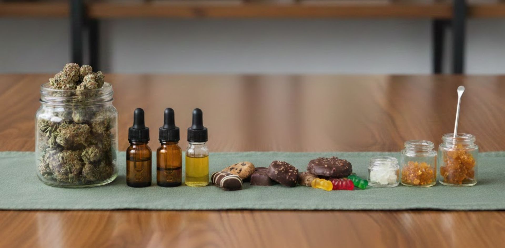 Different Cannabis types