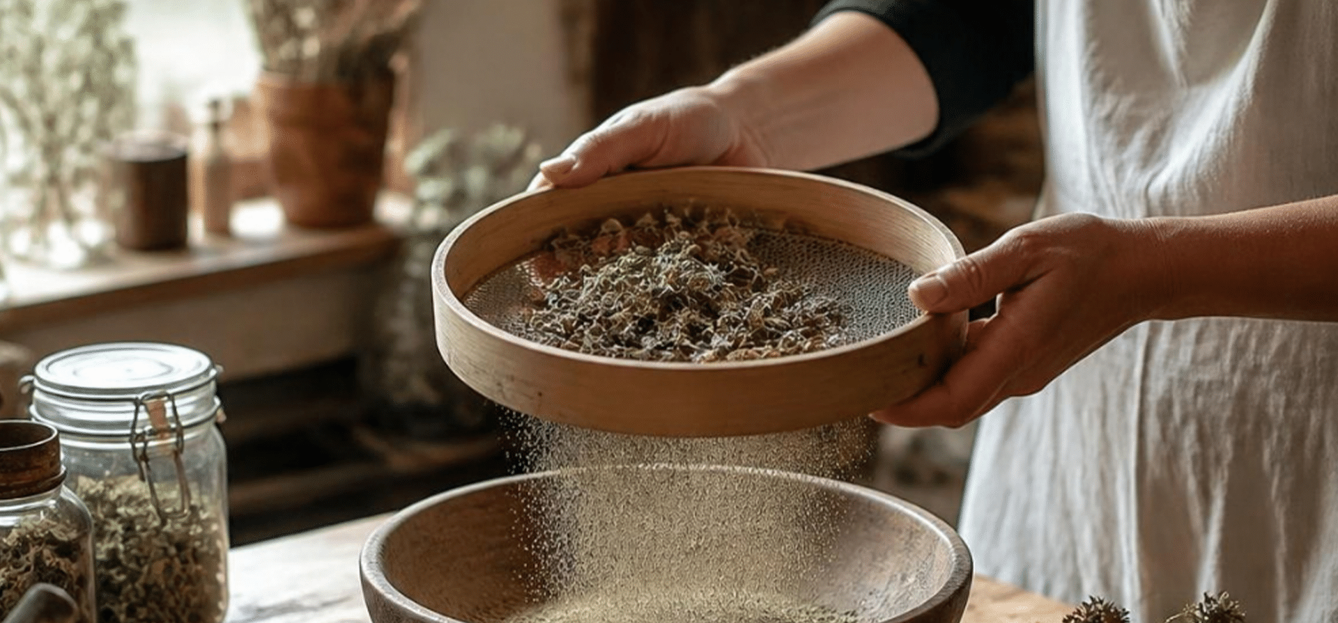 Dry sift screens