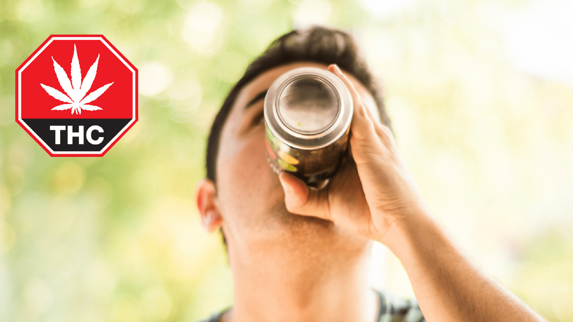 A man drinking TCH drink - How many drink you can have per day? - SCARLET FIRE CANNABIS CO.